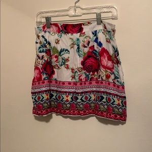 Floral skirt